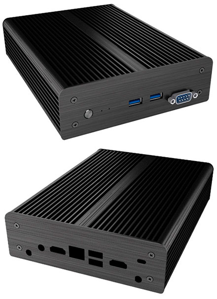 Akasa Newton D3 enclosure (for Intel NUC NUC7i3DNBE / NUC7i3DNKE / NUC7i3DNHE) <b>[FANLESS]</b>