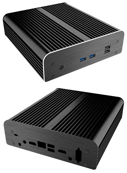 Akasa Newton PX enclosure (for Intel NUC (fr Intel NUC NUC8v5PNH / NUC8v5PNK / NUC8i3PNH / NUC8i3PNK) <b>[FANLESS]</b>