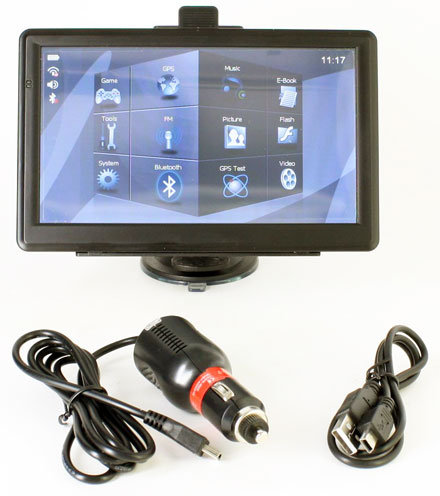 [CTFPND-1 <b>V5</b>] 7" PND TruckNavigator 9.0 EUROPE (800x480, Bluetooth, FM Modulator)