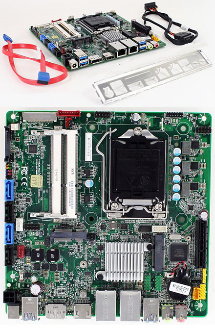 Mitac PH12LI-Q87-19V-BCP Thin-ITX (Intel Q87, LGA1150, 2x LAN) <b>[SPECIAL OFFER]</b>