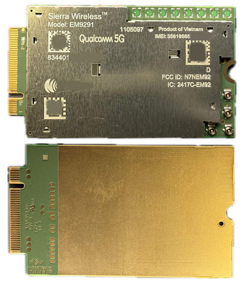 SierraWireless EM9291 5G NR Sub-6 GHz Module (5G/LTE CAT6 4,9Gbps/660 Mbps)